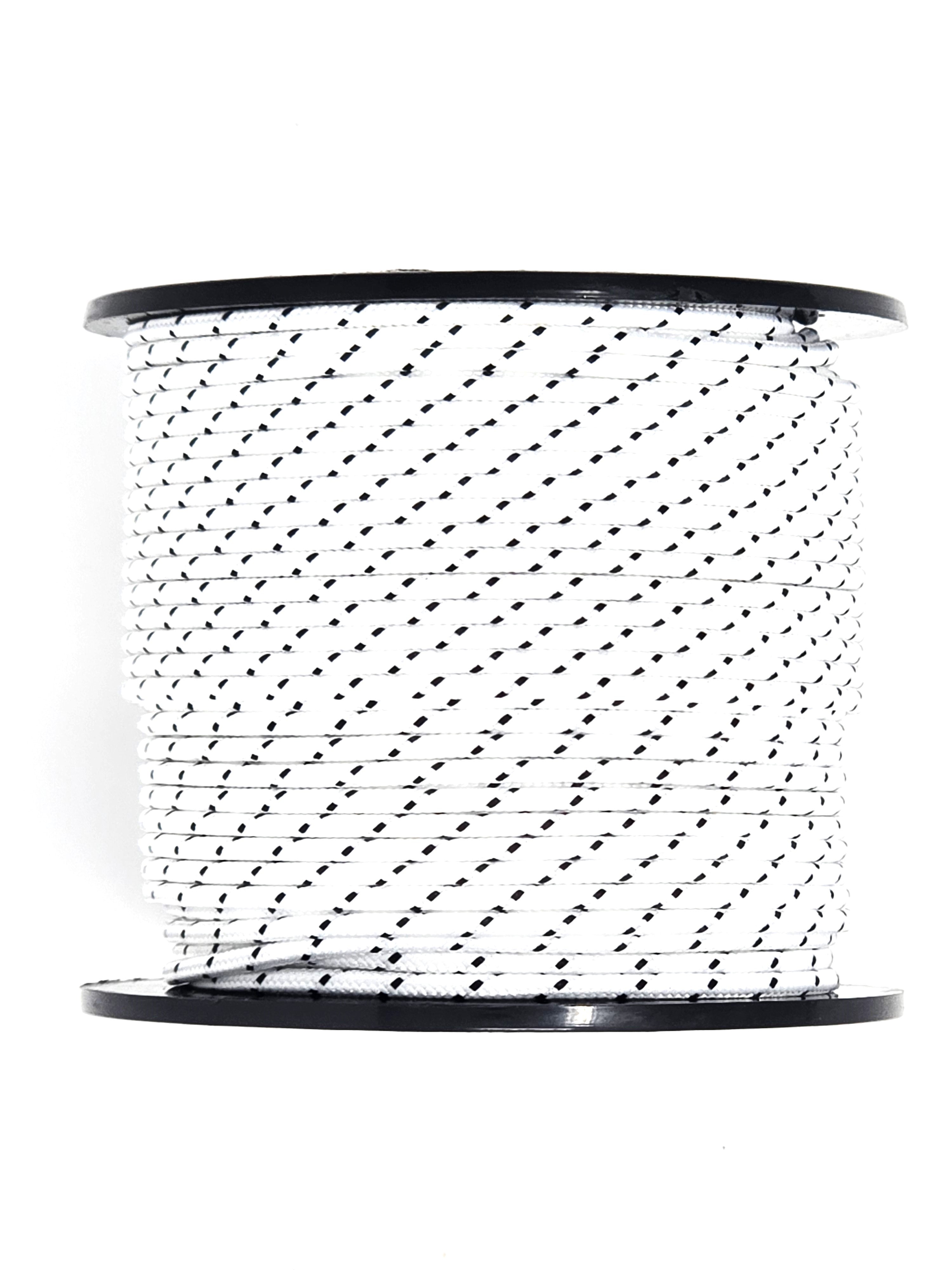 Polyester Reel Line White with Black Tracer 1.9mm